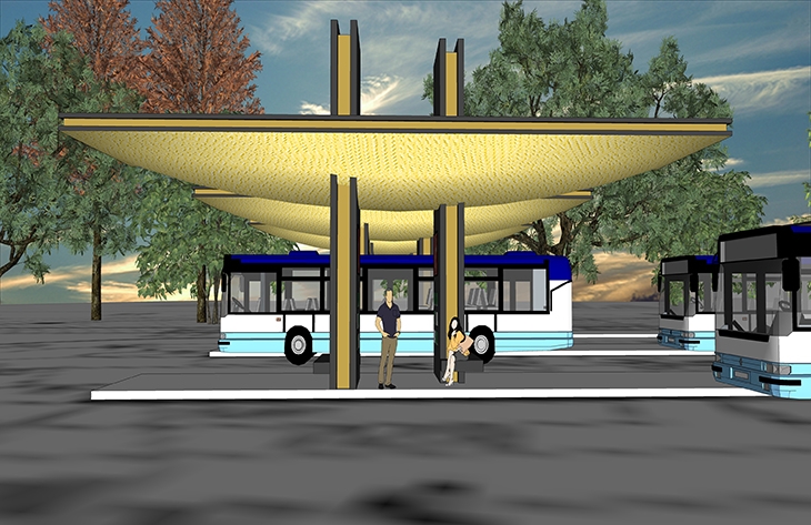 上海奉贤浦候车站